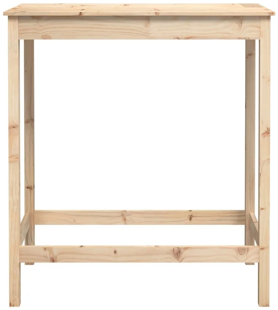 Mesa de bar 100x50x110 cm madeira de pinho maciça