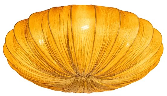 Candeeiro de teto design dourado 60 cm 5 luzes - Plu