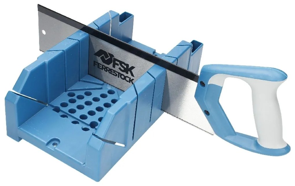 Serra combinada com caixa de malhetes Ferrestock Azul