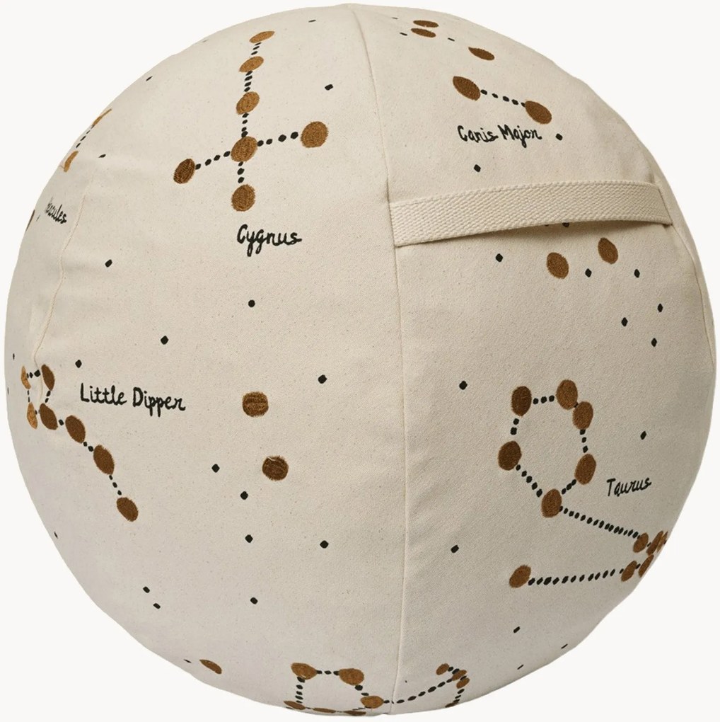Pufe para crianças em algodão orgânico Constellation