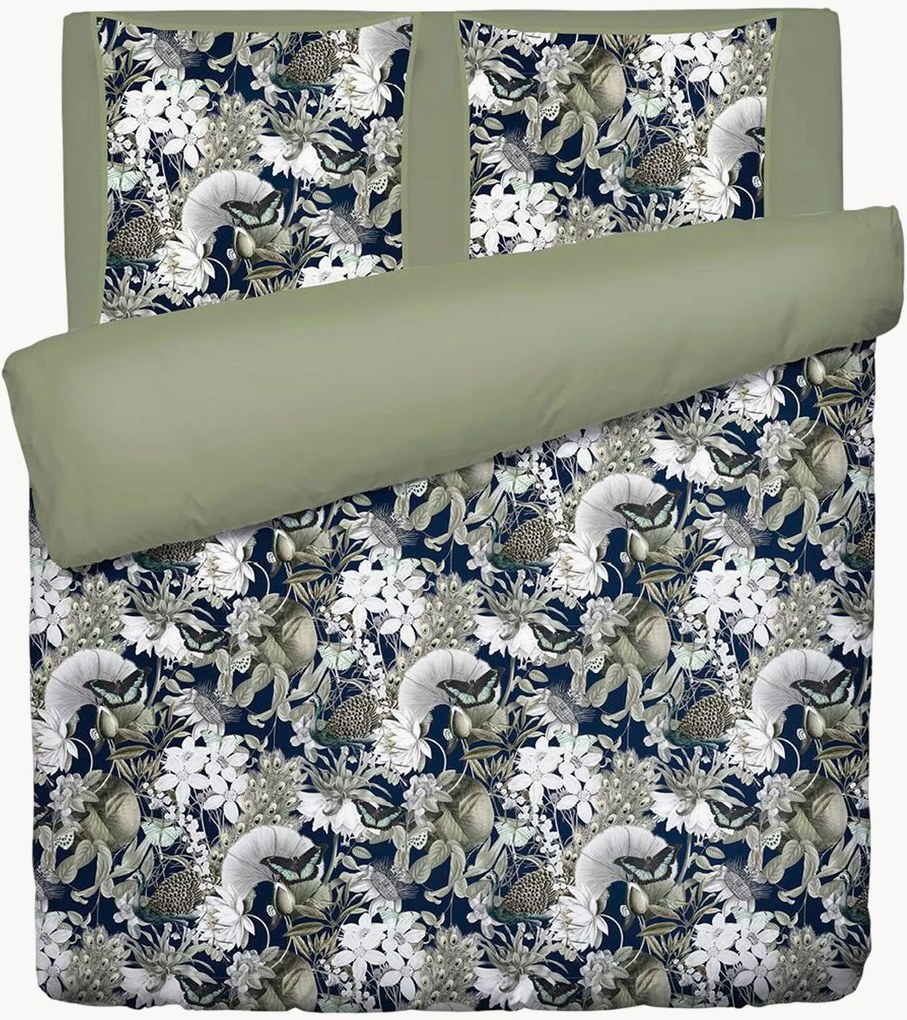 Conjunto de roupa de cama em cetim de algodão Jardin Orné, vários tamanhos