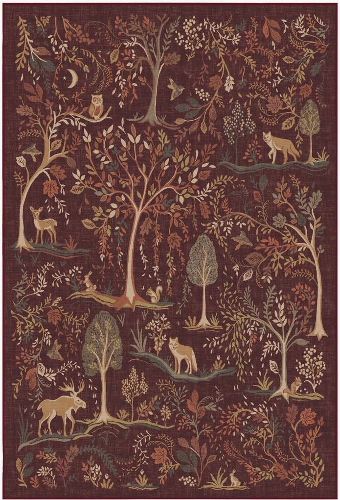 Tapete lavável de pelo curto Wilder