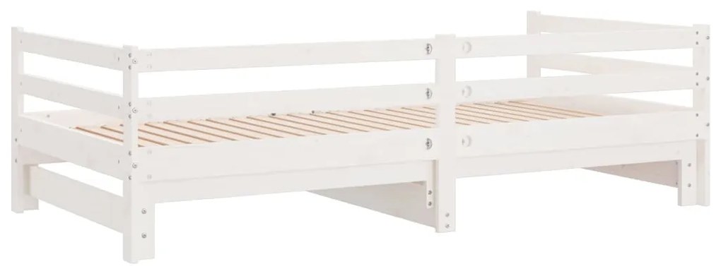 Estrutura sofá-cama de puxar sem colchão 90x190 cm branco