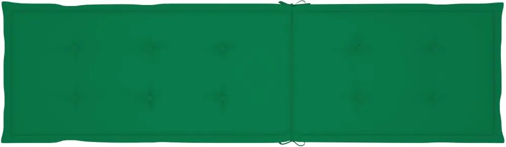 Almofadão para cadeira de terraço (75+105)x50x4 cm verde