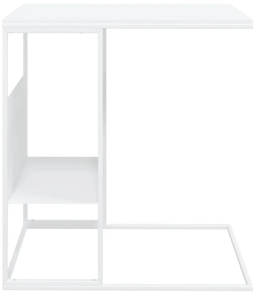 Mesa de apoio 55x36x59,5 cm derivados de madeira branco