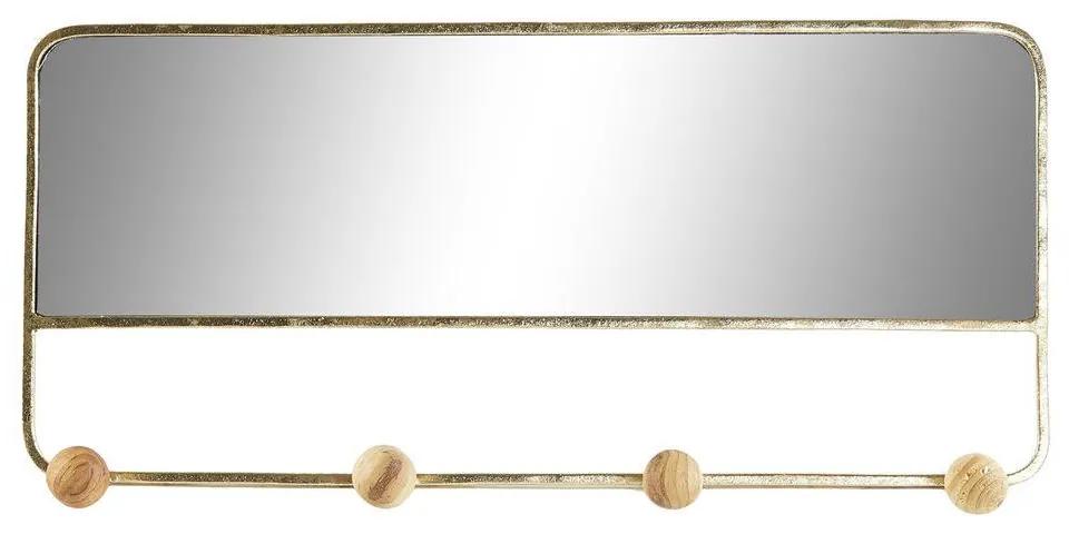 Espelho de parede DKD Home Decor Madeira Metal (40 x 4.5 x 18.5 cm)