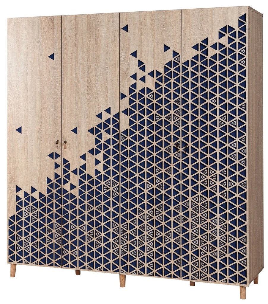 Guarda-roupa Imaj – Carvalho Sonoma – 180x192x52 cm