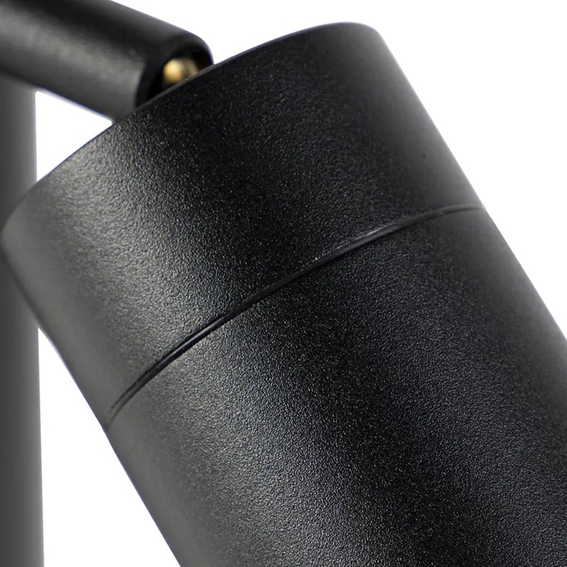 Candeeiro exterior inteligente preto 45 cm ajustável incl. Wifi GU10 - Solo