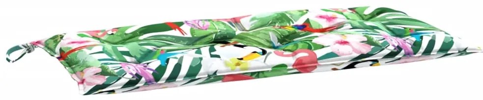 Almofadão p/ banco de jardim 110x50x7 cm tecido multicor