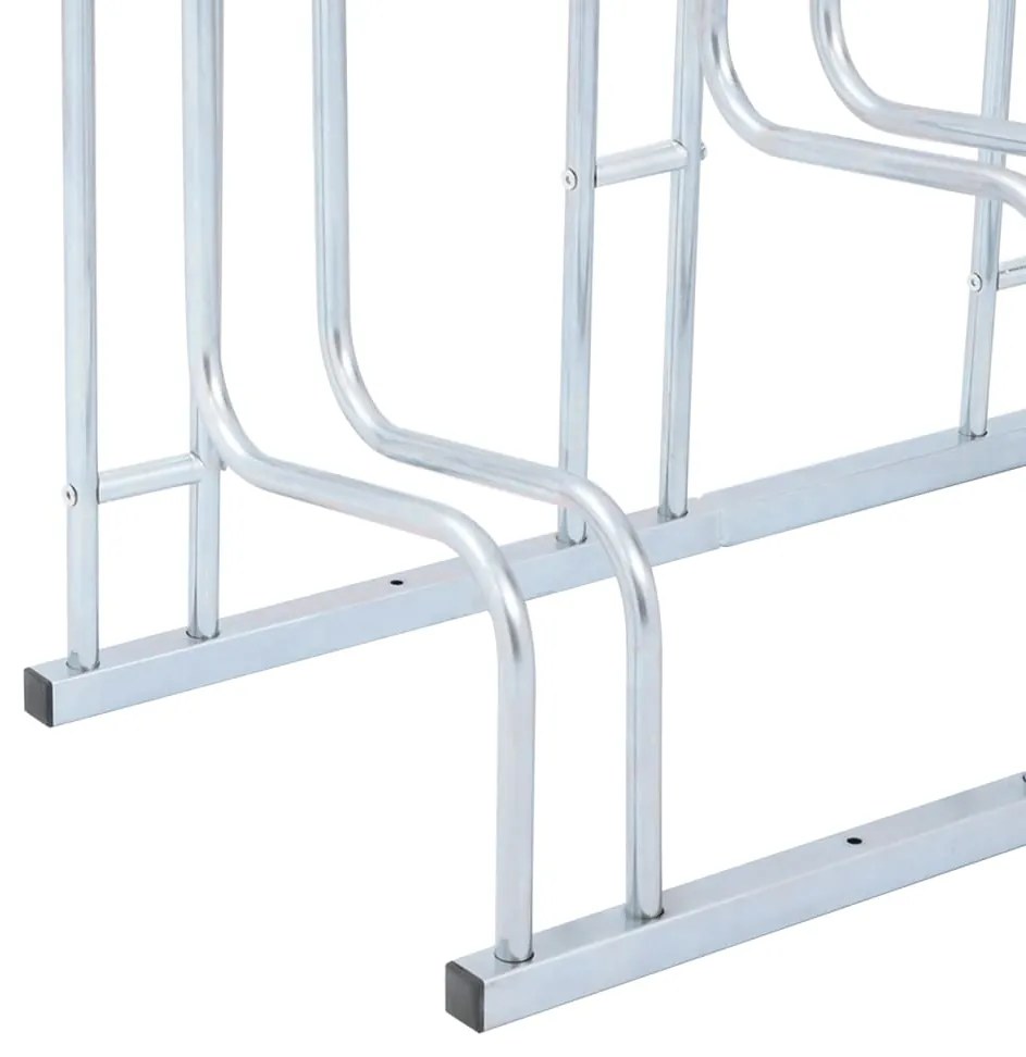 Suporte independente para 6 bicicletas aço galvanizado