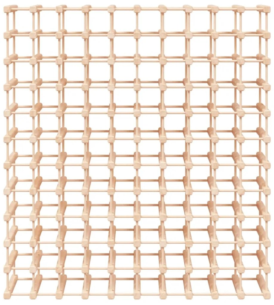 Garrafeira para 120 garrafas 112,5x23x123,5 cm pinho maciço