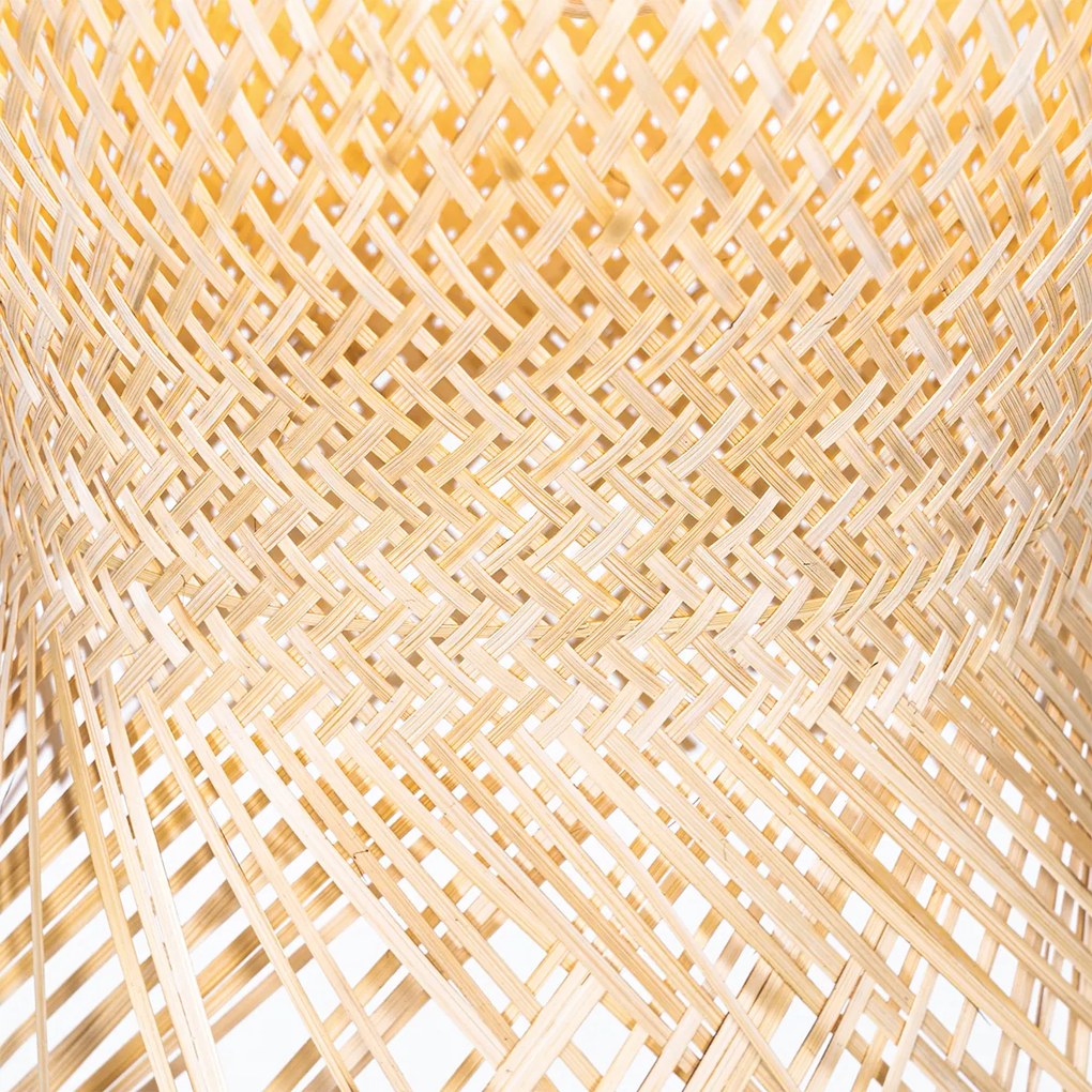 Candeeiro de teto exterior oriental bambu IP44 - Carlos