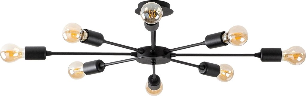 Chandelier Ray – Preto – 78 x 78 cm
