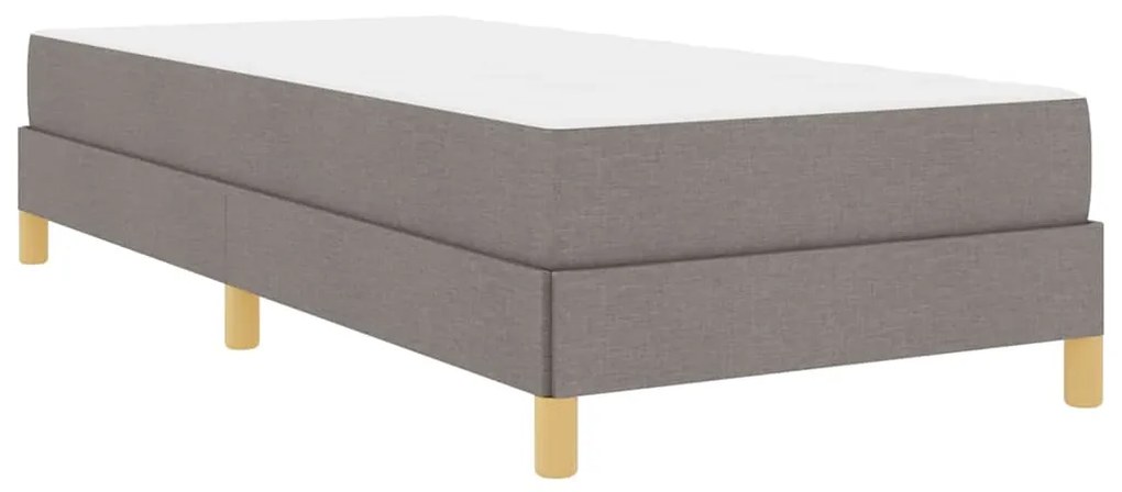 Cama Box Taupe, Marrom 90 x 190 cm
