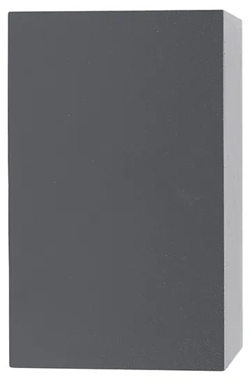 Conjunto de 2 Apliques Modernos Cinza Escuro 2 Luzes IP44 - Baleno