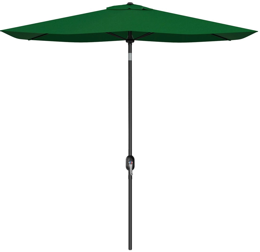 Chapéu de Sol de Jardim 300x200x248 cm Proteção UV50+ Chapéu de Sol de