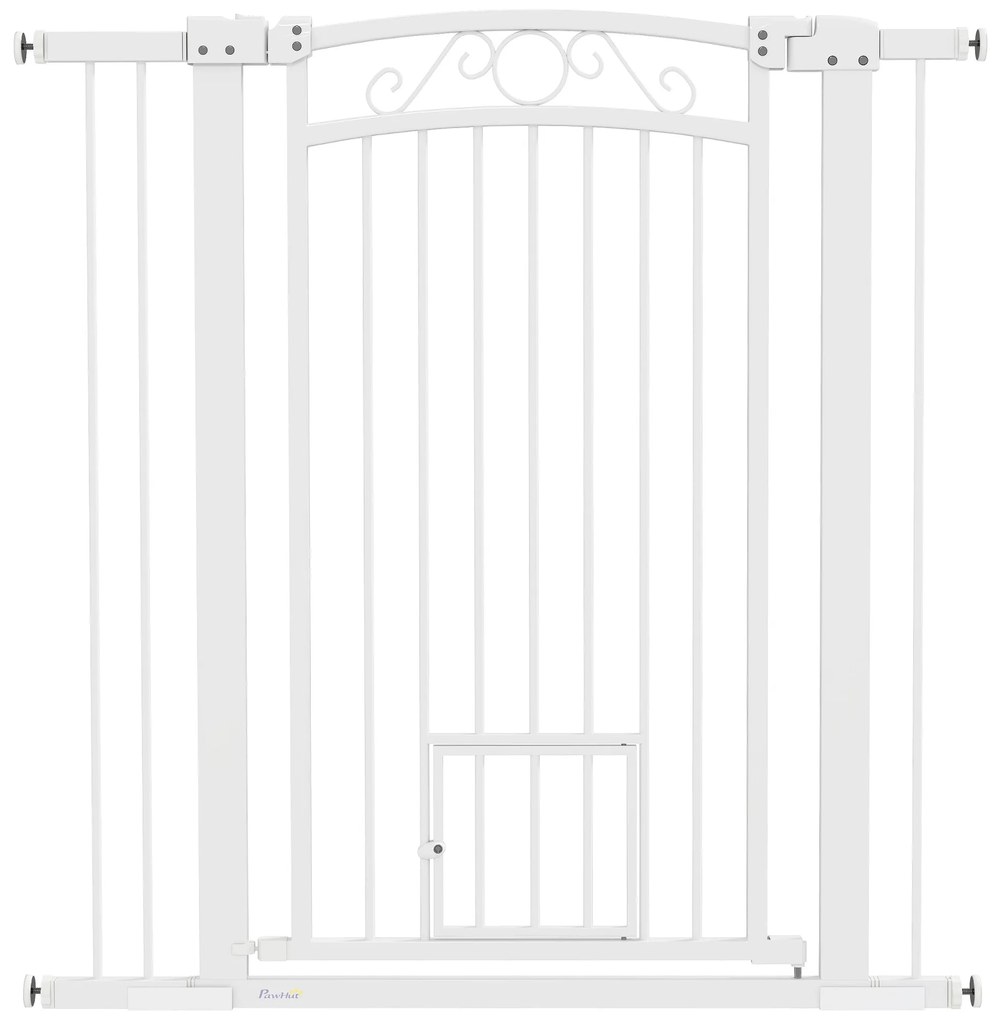 PawHut Barreira de Segurança para Cães Extensível 76-102 cm Barreira p