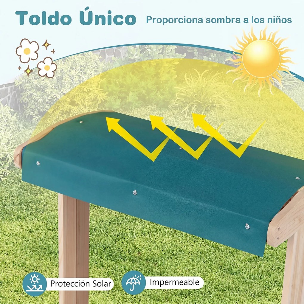 Cavalete Infantil para Desenho, 65 x 44,5 x 110 cm, Tabuleiro Transparente Dupla Face, Natural