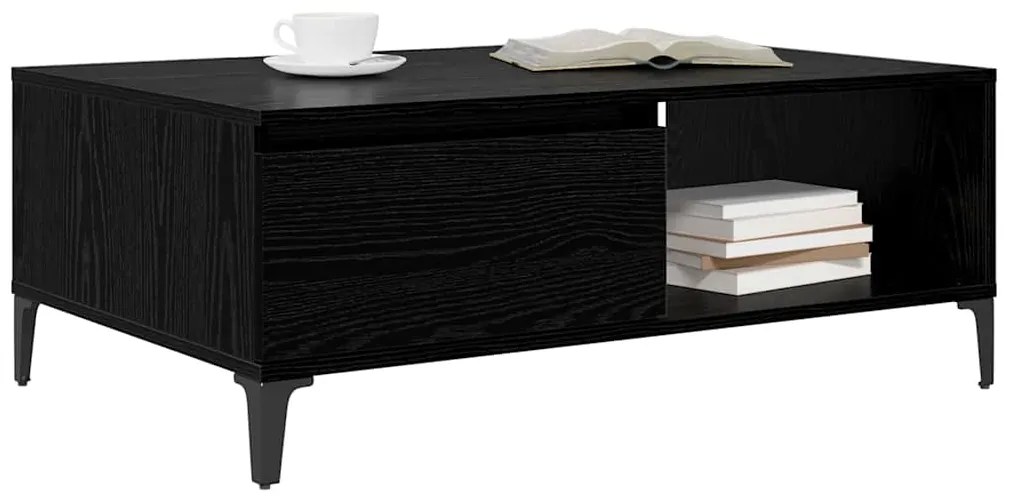 Mesa de centro Carvalho preto 90 x 60 x 35 cm