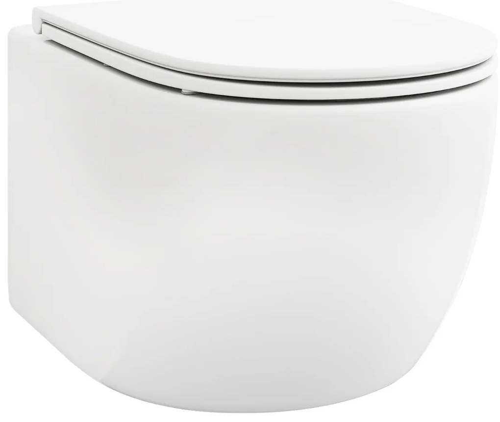 Sanita suspensa com sistema de dupla descarga, assento amplo e tampa removível 52,5 x 35,8 x 36 cm branco