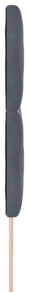 Cabeceira Design Blocos Diamentados Cinza Escuro 180 cm Veludo