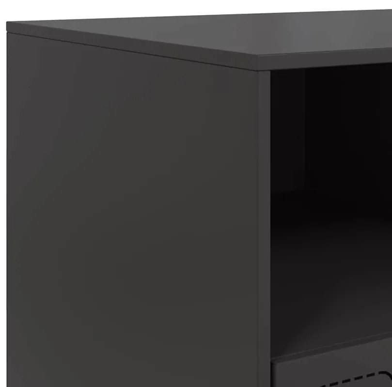Móvel de TV 99x39x44 aço preto