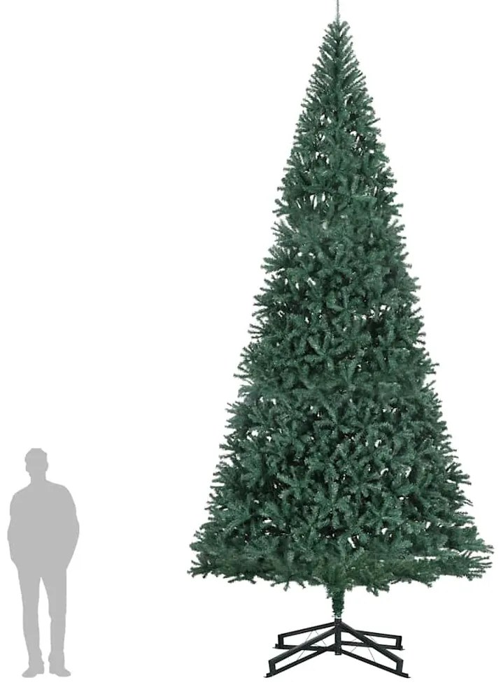 Árvore de Natal artificial com suporte 500 cm PVC verde