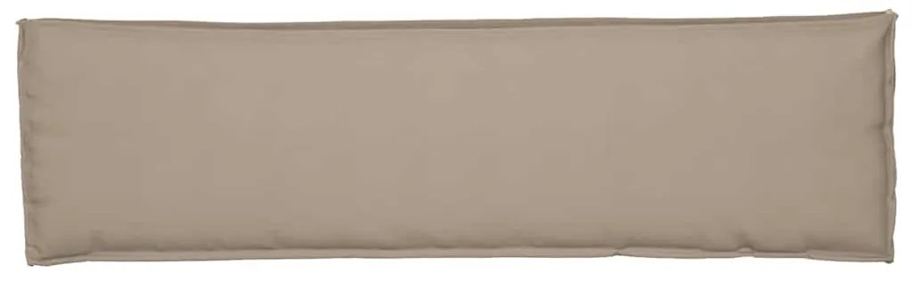 Capa de Palete para Banco Taupe 140 x 40 x 8 cm em Tecido Oxford