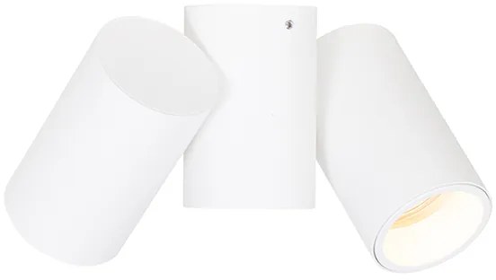 Projetores de teto design branco 2 luzes ajustáveis - Michael