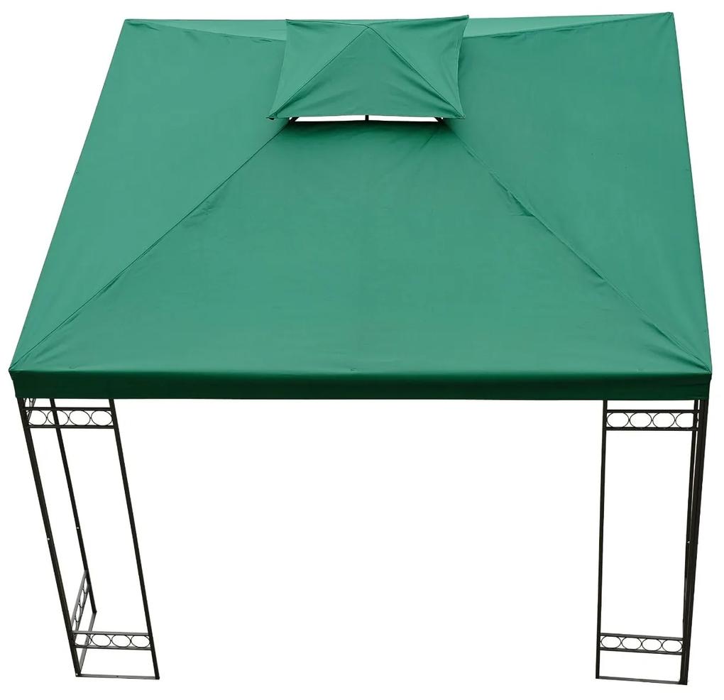 tecto de Reposição para tenda poliéster verde 3x3m