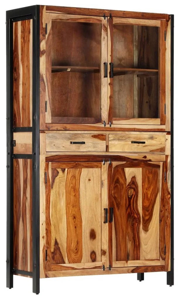 Armário alto 100x40x175 cm madeira de sheesham maciça