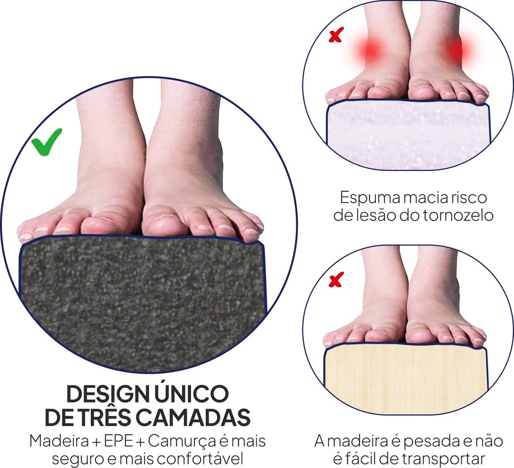 Barra de Equilíbrio Ginástica Dobrável 210 cm Barra de Ginástica Artística para Crianças Iniciantes e Ginastas 210x10x6,5 cm Azul