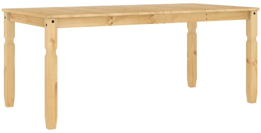 Mesa de jantar Corona 180x90x75 cm madeira de pinho maciça