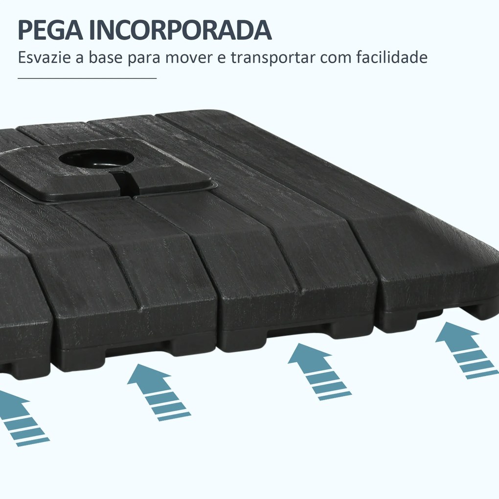 Pesos Base para Chapéu de Sol de 4 Peças Base para Chapéu de Sol Recar
