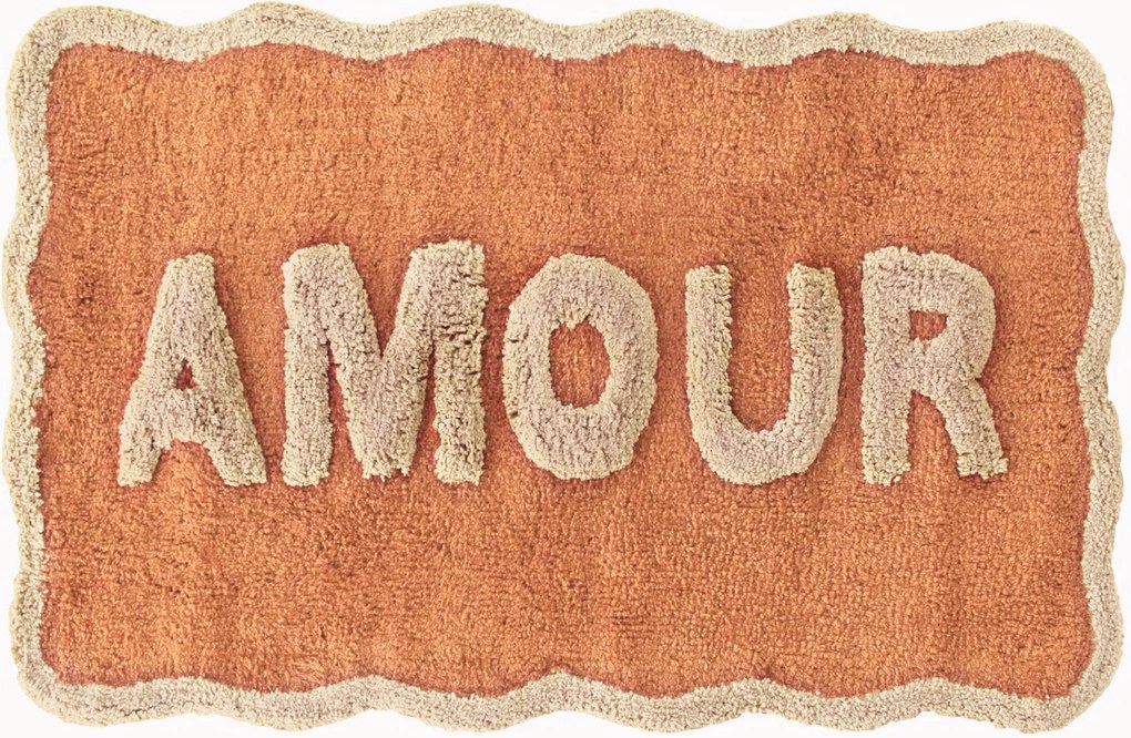 Tapete de banho de algodão Amour