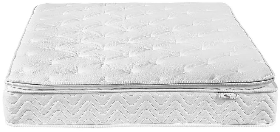 Colchão de molas ensacadas com capa removível médio 140 x 200 cm LUXUS Beliani