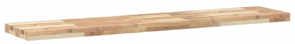 Prateleira flutuante 120x30x4 cm acácia maciça não tratada