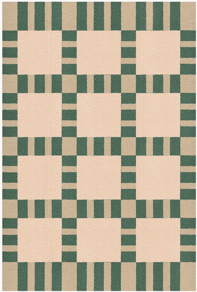 Tapete em juta artesanal Korean Chives