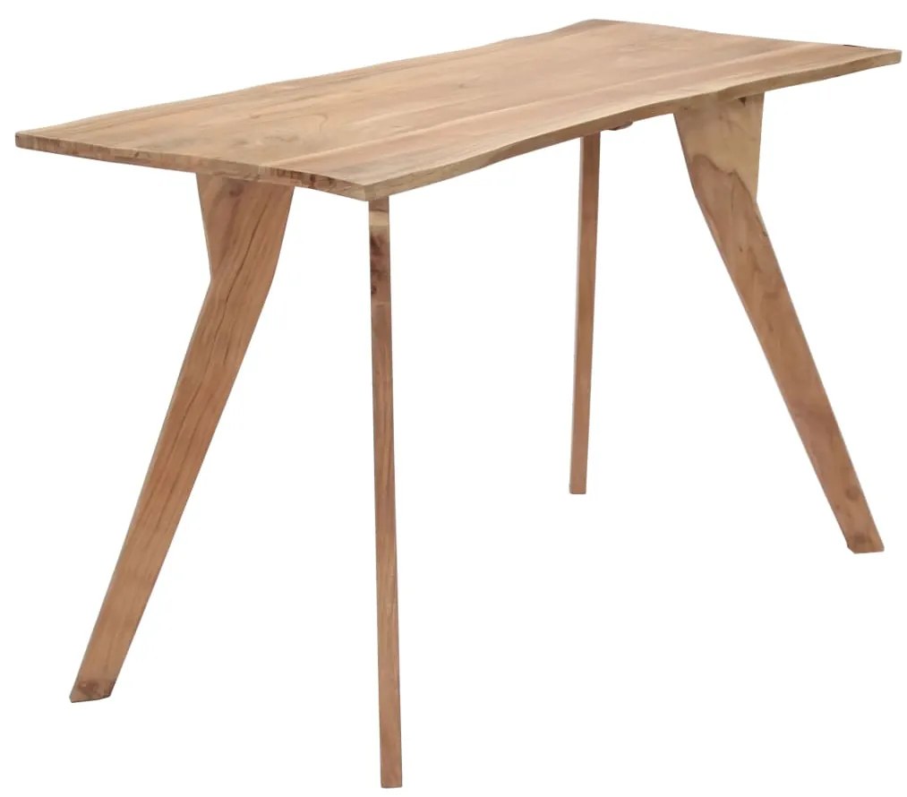 vidaXL Mesa de jantar 120x58x76 cm madeira de acácia maciça