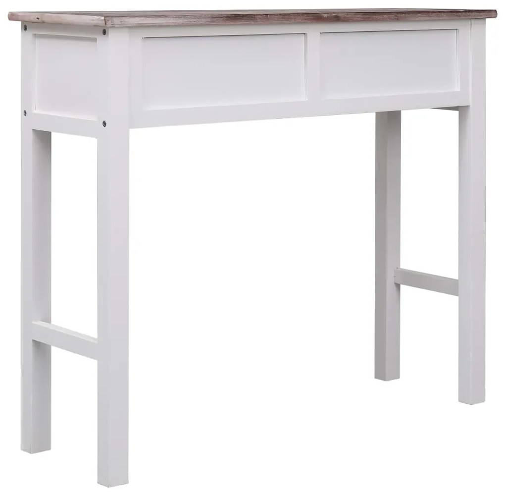 Mesa consola 90x30x77 cm madeira castanho