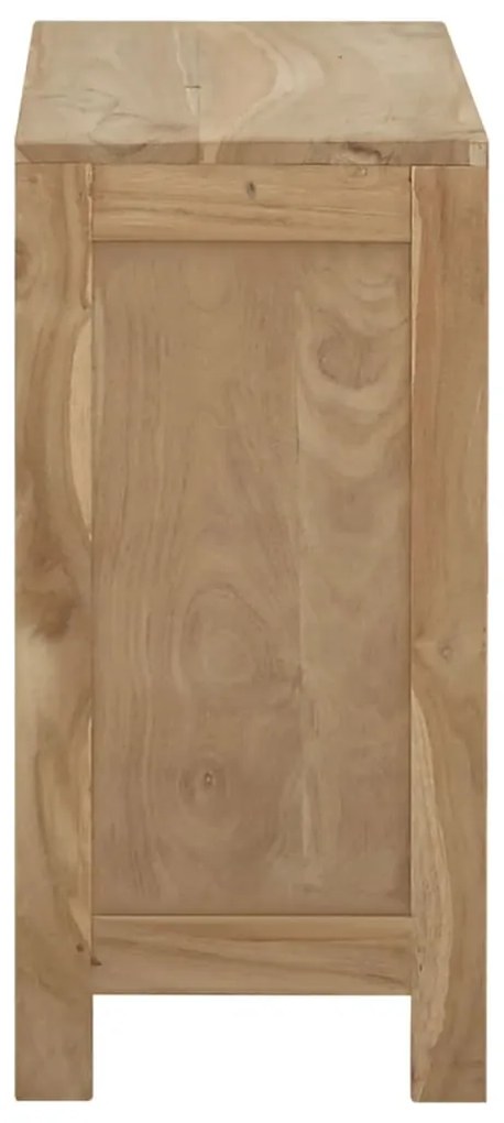 Móvel de gavetas 80x30x55 cm madeira de teca maciça