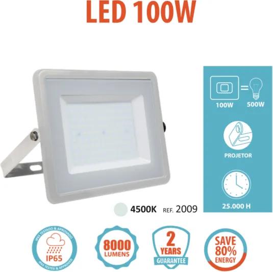 Crislight LED 100W Branco Neutro 8000 LM 100º