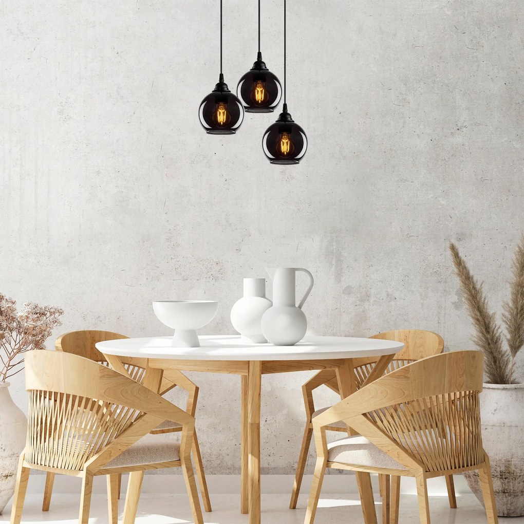 Chandelier Smoked – Fume – 40 x 40 cm