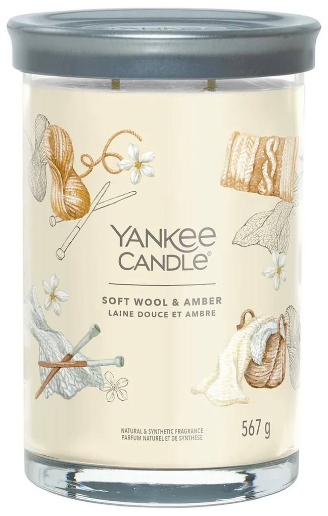 Vela Perfumada Yankee Candle 567 g Wool &amp; Amber