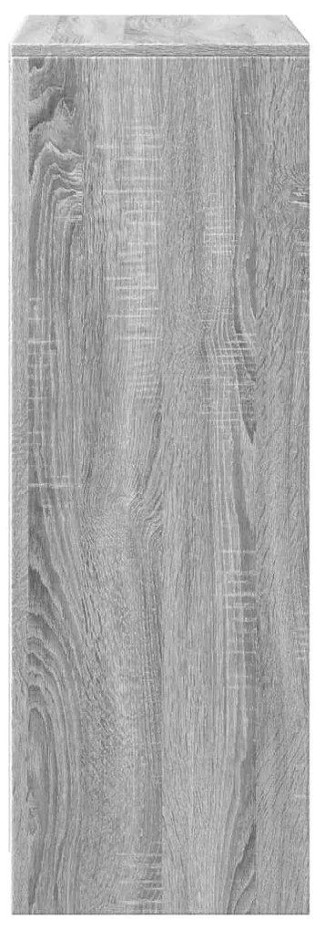 Aparador 72x34x100 cm derivados de madeira cinzento sonoma