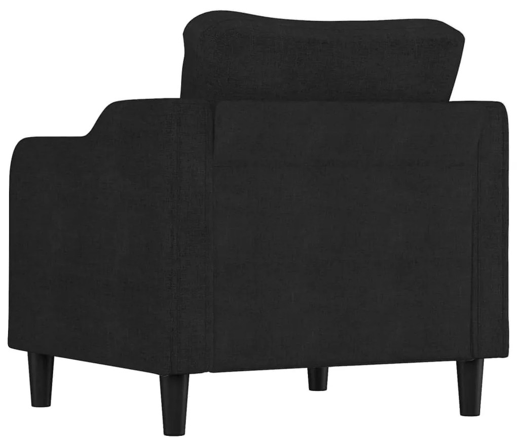 Poltrona 60 cm tecido preto