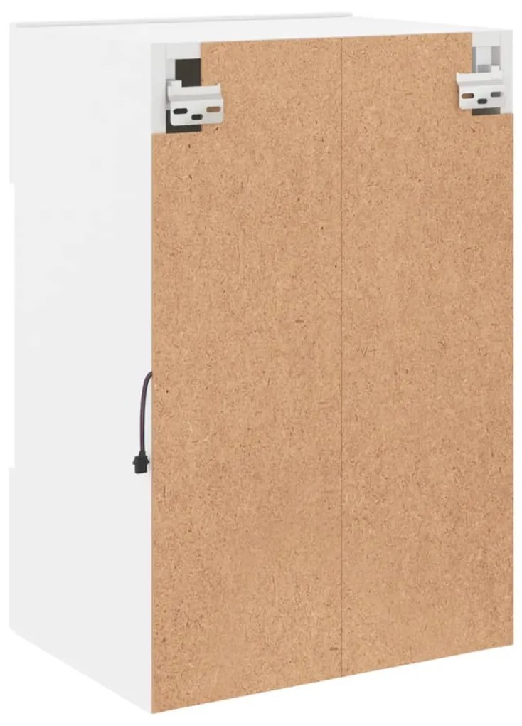 Móvel de parede para TV com luzes LED 40x30x60,5 cm branco