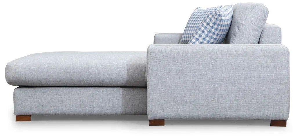 Sofá de Canto Loop – Cinzento Claro – 290 cm x 194 cm