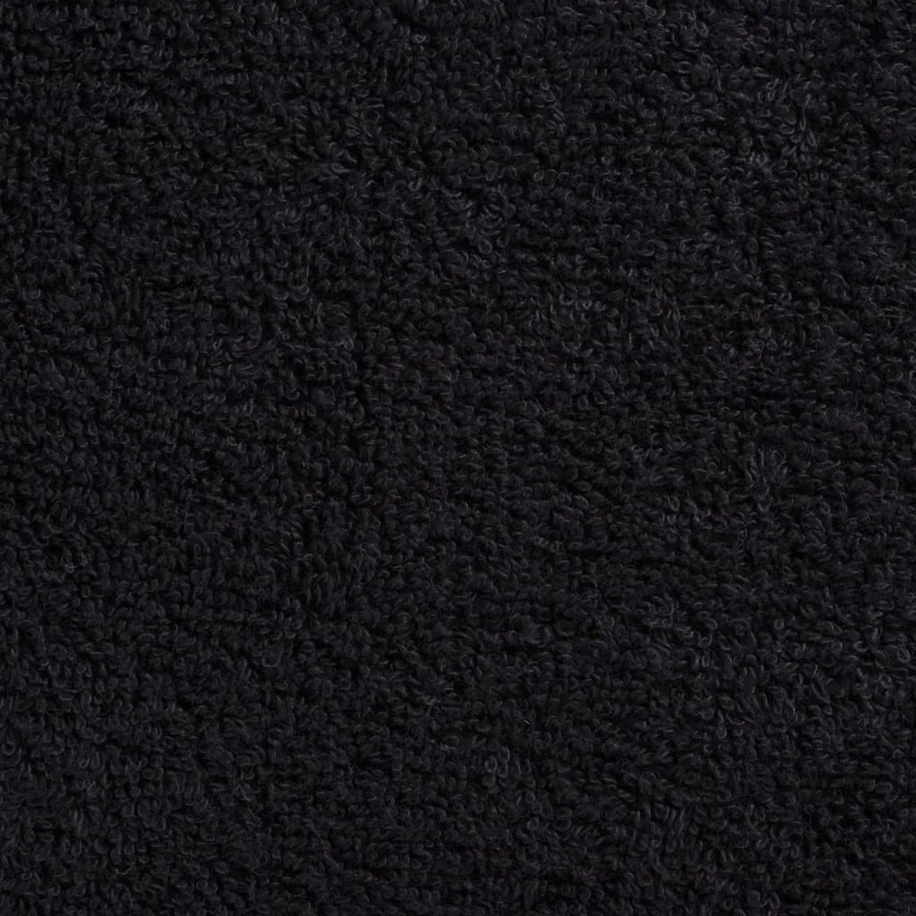 Toalhas de mãos premium SOLUND 10 pcs 30x30 cm 600 g/m2 preto