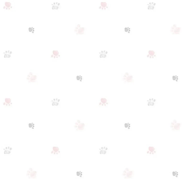 Papel Infantil LULLABY 228-2 Footsteps rosa
